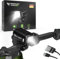 MIVELO Fahrradlicht vorne - Frontlicht - Fahrradlampe mit Power Akku - Licht für Fahrrad USB-aufladbar & 100% wasserdicht, MTB, Rennrad, Gravel Bike usw.