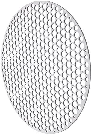 CIYODO Grillrost Aus Edelstahl Backen Netz Pfanne Grillgitter Für Grill Grillplatte Im Freien Griddle-Grill Für Den Außenbereich Grilldrahtgeflecht Grillnetz Rostfreier Stahl Silver