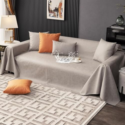 Sofa Überzug, Kratzschutz Sofa Katze, Couch Katzenschutz, Sofaüberwürfe Loveseat Abdeckung, Sofabezug Wasserdicht Tierhaare, Rutschfester