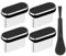 Ladeanschluss-Schutzkappe, USB Typ C Staubschutzstöpsel Abdeckung, USB C Anti Staub Abdeckung Kappe Telefon Reinigungsbürste Kit, Staubstecker mit Bürste für Telefon, Typ-C Anti-Verlust-Staubstecker,