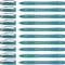 Schneider Slider Memo XB Kugelschreiber (Colour Edition mit Kappe, Strichstärke: XB) 10er Pack, Gehäusefarbe: teal, Schreibfarbe: blau