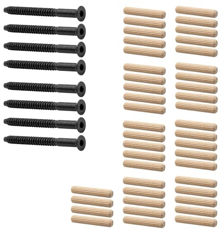 Ersatzteil-Set – kompatibel mit IKEA 118740 und 104325 – EXPEDIT, GALANT und LIATORP – 52 Teile