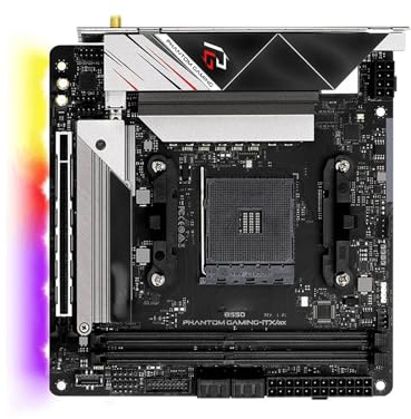 pc motherboard Fit For ASRock B550 Phantom Gaming-ITX/ax Motherboard Support Ryzen 5 5600X 5600G 5700x3D 5800x3D CPU DDR4 5400MHz M.2 ITX AM4 Mainboard