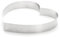 DE BUYER -3077.24 -cercle inox coeur ø 24cm ht 4cm