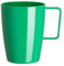 Olympia Kristallon Polycarbonate Plastic Handled Beakers Set 284 ml (Pack of 12), Green, Unbreakable & Shatterproof, Picnic Cups, Cold & Hot Drinks up to 100°C, Dishwasher Safe, CE287