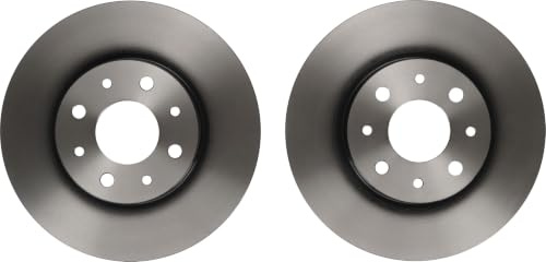 Genuine TRW Solid Painted Brake Discs - Part Number DF6347