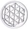 Morella Damen Coin Silber Muster symmetrisch mit Strasssteinen 33 mm