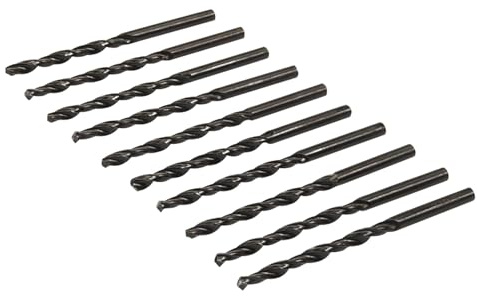 Dapetz ® 10Pcs x 5.5mm HSS Jobber Drill Bits, Black Twist Drill Bits for Stainless Steel Copper Aluminium Alloy Metal, Wood and Plastics DIN338