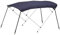 Oceansouth 4 Bow Bimini Top with Integrated Storage Boot (Blau, Breite 2.1m - 2.3m) vevor Bogen Bimini top Boot ueberdachung bootsabdeckung bootsverdeck vidaxl Edelstahl zubehör Abdeckung Boat Canopy