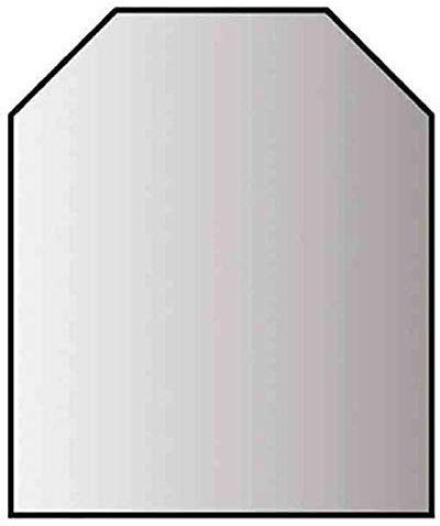 Glasbodenplatte 6 mm Stärke, 100 x 120 cm, Seckseck 21.02.869.2 Glasplatte Funkenschutz Platte Kamin Ofen Kaminöfen Lienbacher Vorlegeplatte Bodenplatte ESG Sicherheitsglas