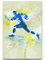 Paul Sinus Art American Football 90x60cm auf Leinwand gespannt fertig zum aufhängen