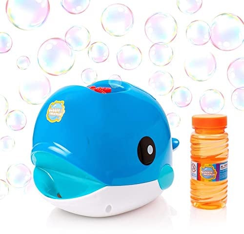 Bubble Mania Bubble Machine - Bubble Blower Whale For Kids - Automatic Bubble Maker Machine