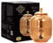 Indian Art Villa Wassertopf aus reinem Kupfer mit Messingdeckel, Tankspender, Aufbewahrungswasser, Volumen: 3,8 l