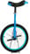 QWEASDF Einrad, 20 höhenverstellbar Sattelstütze Balance Radfahren Heimtrainer Fahrrad mit Skidproof Mountain Reifen + Einradständer für Anfänger und Profis Unisex,Blau