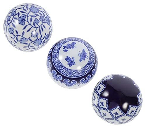 Homoyoyo 3St Dekokugel aus Keramik drinnen Pflanzen para de Mujer Gründekor Hochzeitsdekorationen für die Zeremonie Einrichtungsdekor Bälle für Wasserbecken Miniatur Kaffetisch Statue Lager