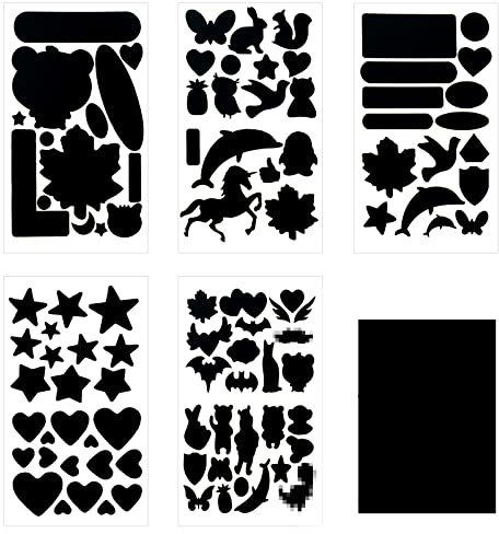 wocpvm 6 Stück Flicken für Daunenjacke Waschbares Bügelflicken Schwarz Flicken Selbstklebend Stoff Reparatur Patch für Kleidung, Jacke, Oberbekleidung, Tasche, Schwarz