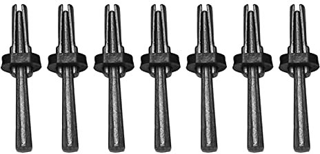 7 Steintrenner, 9/16 , Abstandshalter aus Beton, Metall, Keile und Federn