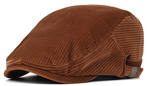 MAOZIm Baskenmütze Damen Cord Schirmmütze Herren Retro Casual Malermütze Outdoorhut