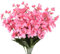 HOKPA Künstliche Orchideenstiele, 68 cm, 12 Stück, rosa Seiden-Orchideen, Blumen für Hochzeit, Brautstrauß, Knopflochblumen, Tischdekoration, Outdoor-Dekoration