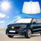 Ruiya Parasol para Parabrisas Delantero Compatible con Kia Sorento MQ4 2020-2024 2025 Parasol Coche Delantero Anti UV Rayos Parabrisas de Coche Parasol Protección Solar para Sorento Accesorios