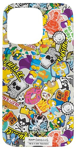 The Simpsons Sticker Collage Case for iPhone 15 Pro Max