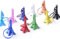 ﻿ Lot de 20 Porte-clé Tour Eiffel Pendentif Clé Cadeaux Souvenir Paris France (Coloré)