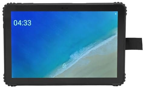 5G Entsperrtes Tablet 10,3 Zoll Android 13 Tablets, Integrierter MT6891 8G 256G ROM Hohe Leistung, 2K HD 500Nits Corning 5 LCD-Bildschirm, IP68 IP69K, 16000mAh, (EU-Stecker)