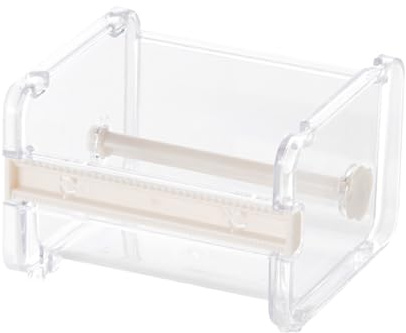 Transparenter sichtbarer Washi-Verpackungsbandabroller, Rollbandhalter, Organizer, Schreibtisch-Büro-Klebebandhalter, DIY-Aufkleber, Rollenbandschneider, Halterung, Aufbewahrungsband, Schneiden, Büro-