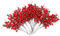 30 Stück Rote Beeren Deko, 26,7 cm künstliche rote Beerenstiele, rote künstliche Beerenzweige für Weihnachtsbaumschmuck, Basteln, Urlaub und Heimdekoration