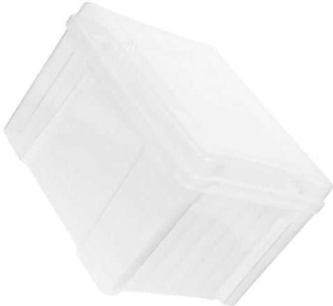 HONMEET Aufbewahrungsbox Für Fotos Mit Verstellbaren Trennwänden Leicht Und Tragbar Aus Strapazierfähigem Kunststoff Zur Organisation Von Dokumenten Und Bildern