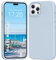 PuyaTeya Premium Cover Silicone Liquido per iPhone 14 Pro, Protettiva Antiurto a 4 Strati, Rivestimento in Morbida Microfibra Antigraffio (Blu Azzurro)