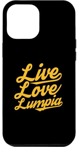 Hülle für iPhone 14 Plus Live Love Lumpia Design für einen Fast-Food-Liebhaber
