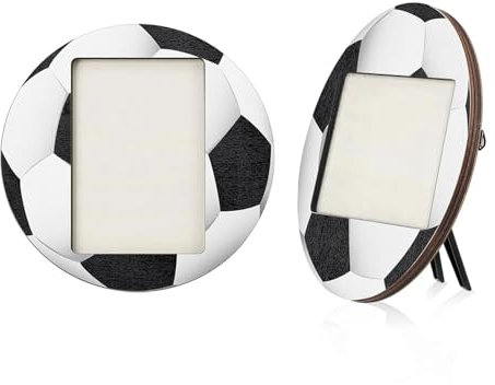 Zkydhbd 2 Stück Holz Fotorahmen Mit Baseball Fußball Motiv Sport Themen Tisch Display Bildhalter Für Heimdekorationen Für Sportler Team