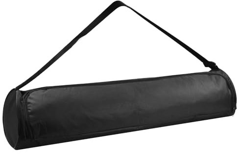 Ehuihuan Yoga Matte Tragetasche, Tasche für Yogamatte Wasserdicht, Rucksack für Yogamatte aus Leichtem Oxford-Stoff, Verstellbarer Schultergurt Yogamatte Tasche Schwarz für Frauen Männer