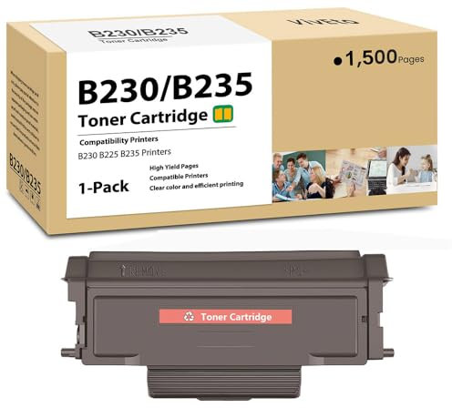 PAESCOY B230 B225 B235 Tonerkartusche Als Ersatz Für Xerox B230 B225 B235 006R04399 006R04400 006R04401 Tonerkartusche Mit Hoher Reichweite, Funktioniert Mit B230 B225 B235 Druckern,Black-1500 Page