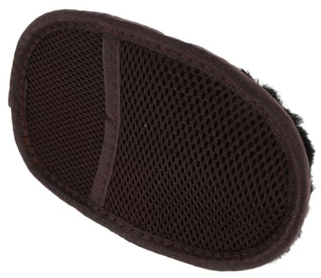 TINEASUR Pu Schuhputzhandschuh Klein Aus Weichem Kunstlammfell Für Pu Lederpflege Kratzfreier Reinigungshandschuh Mit Beutel Zum Polieren Und Staubentfernen Vielseitig Für Schuhe Auto Und Möbel