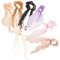TOVINANNA 10stücke Teiliges Haargummi Mit Langen Satin-bändern Haarschmuck Für Damen Für Schicke Hochsteckfrisuren Und Alltagslooks Hält Dünnes Und Dickes Haar Zuverlässig Form