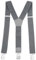 Glamexx24 Hosenträger für Herren Einstellbar und Elastisch, Y Form, Breit 4 cm mit 3 Starken Clips Einheitsgröße Hosenträger für Männer und Damen, Grau uni