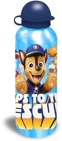 Kids Licensing - Botella de Aluminio de La Patrulla Canina 500ml + Sandwichera