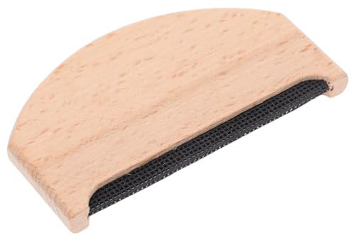 PACKOVE Handfusselentferner Für Wollbekleidung Manueller Stoffrasierer Mit Kamm Für Pullover Kaschmir Und Wollmäntel Tragbarer Fusselrasierer Aus Holz Für Kleidungsstücke