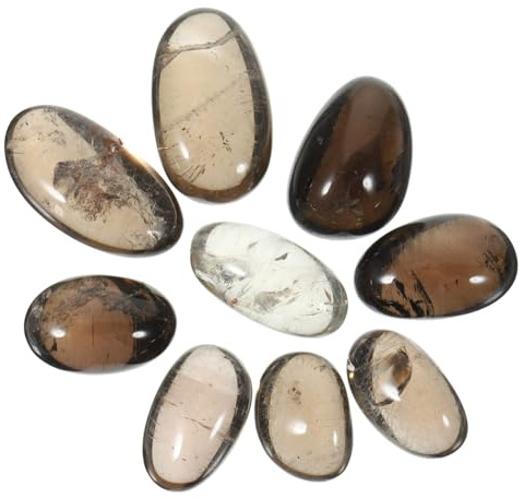 SAFIGLE Kristallsteine Natürlich Polierte Ziersteine Bunte Kieselsteine Für Heimdekoration Yogasteine Und Meditationssteine Kristallstein-schmuck Für Kleine Landschaften