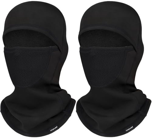 HASAGEI Sturmhaube,Balaclava Skimaske Motorrad Fahrrad,Winter Outdoor Sports,Winddicht Warm,UV-Schutz,Sturmmaske Damen & Herren