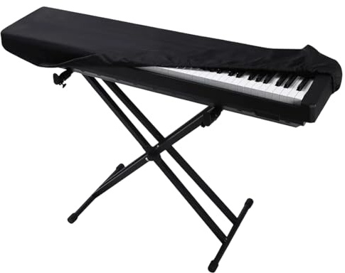 Lotnery 88 Key Piano Keyboard Cover with Drawstring Lock - Dustproof Protective Cover for Yamaha, Casio, Roland Digital Pianos | Stretchable Fabric