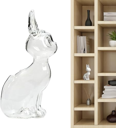 Ylnailky Flacon Mémorial en Verre pour Poils d'animal | Bouteille Mémoire Après Perte Animale,Contenant Souvenir pour Femmes Hommes Famille Grands-Parents
