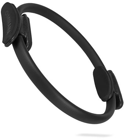 OMNANA CORE Pilates Ring Ø 38 cm – Stabiler Magic Circle im Studio-Qualität, rutschfest mit weichem Schaumstoffpolster, ideal für Core-Training, Beine & Arme