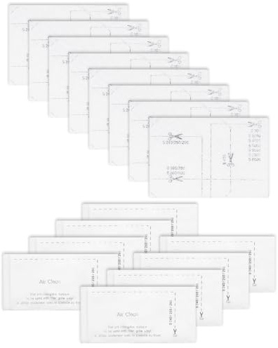 KEEPOW 16 Staubsauger Filter für Miele Complete C3/C2/C1, Compact C1/C2 | Filter für Miele Classic C1, Dynamic U1, S8340, Zubehör für Miele S200–S899 S2000–S8999, 8 Motorschutzfilter + 8 Abluftfilter