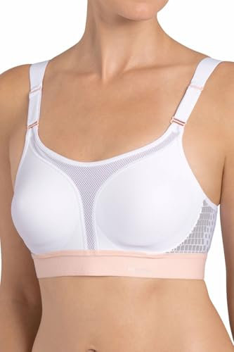 Triumph Damen Triaction Extreme Lite N EX Sports bra non-wired, WEISS, 95C