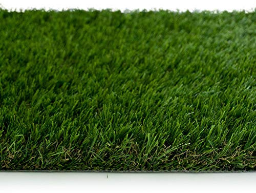 Maplehurst Realistic Artificial Grass - Natural Looking Fake Turf - Garden Lawn - Pet & Child Friendly (6m x 5m / 19ft 8 x 16ft 4)