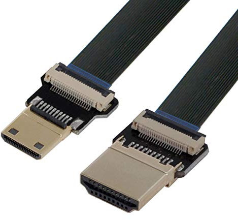chenyang CYFPV FPV Mini HDMI Stecker zu HDMI Stecker FPC Flachkabel 20cm für FPV HDTV Multicopter Luftbild