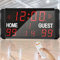 Spolehli LED Elektronische Anzeigetafel Multi-Port tragbare Sportanzeigetafel mit Fernbedienung für Wandmontage, geeignet für Basketball, Fußball, Volleyball-Spiele und Turnhallen